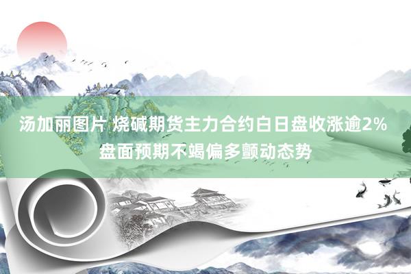 汤加丽图片 烧碱期货主力合约白日盘收涨逾2% 盘面预期不竭偏多颤动态势